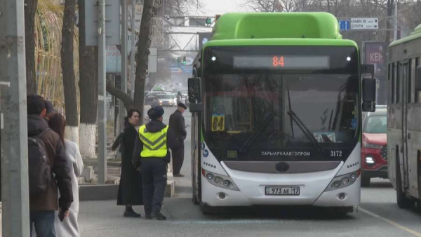 Антирекорд по нарушениям ПДД установили водители шымкентских автобусов
