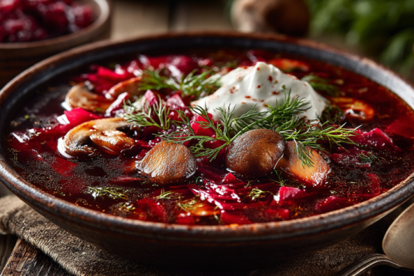 Этот постный борщ &mdash; яркое доказательство, что и без мяса он может быть насыщенным и ароматным