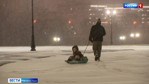 Гидрометцентр РТ определил самые заснеженные города Татарстана