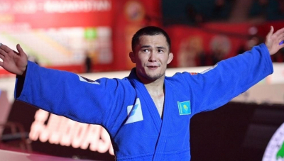 Казахстанский дзюдоист выиграл «серебро» турнира серии Grand Slam в Таджикистане