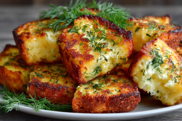 На молоке &mdash; прошлый век. Жарю гренки с сыром и укропом: сытнее и вкуснее драников