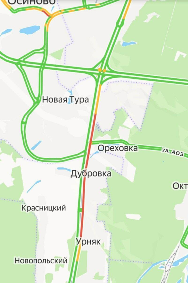 ДТП парализовало движение на трассе от Зеленодольска до Казани