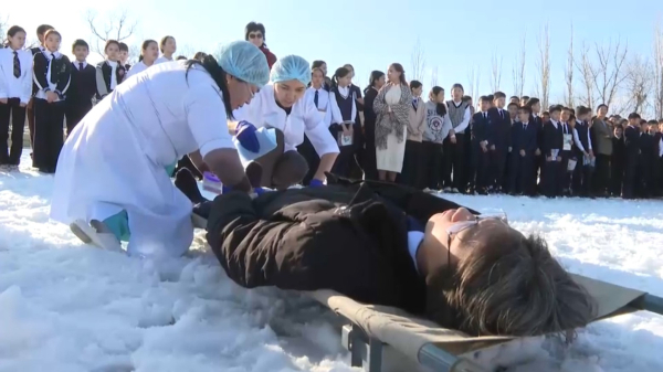 Внеплановые сейсмотренироки провели в детских садах и школах Жамбылской области