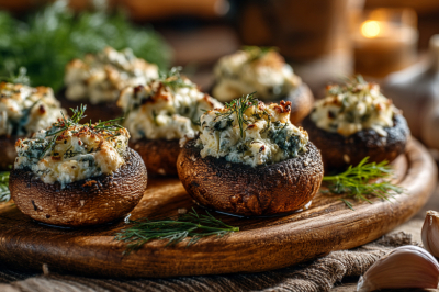 Съедаются быстрее шашлыка: грибы в сметане с чесноком и зеленью &mdash; готовим в духовке или на мангале