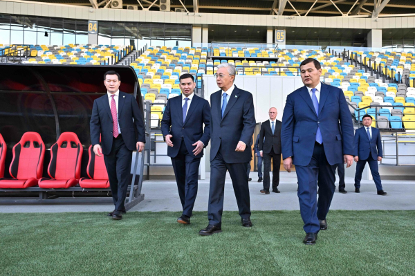 Глава государства посетил Центральный стадион в Кызылорде