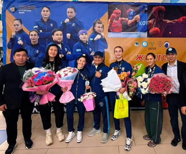 В Алматы торжественно встретили женскую сборную Казахстана по боксу