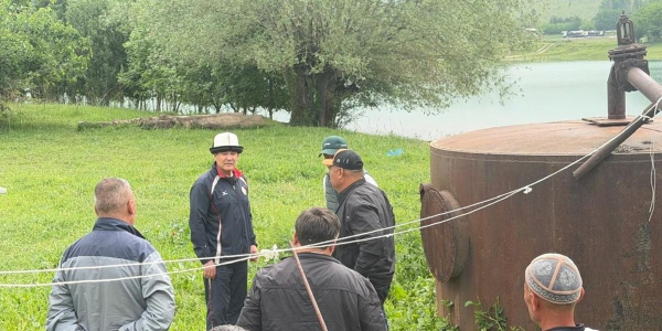 В селах Базар-Коргонского района начали решать проблемы с питьевой водой