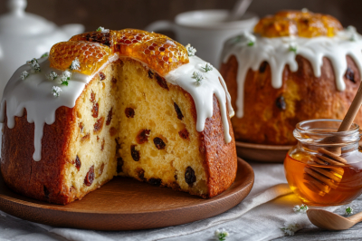 Кулич, который не сохнет, &mdash; мягкий и влажный даже через 3 дня: паска на топленом молоке с медом