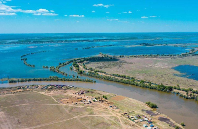 Оперативная сводка об уровне воды в реках Кигач и Шароновка на 27 апреля