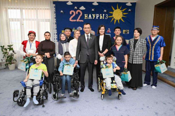 Спикер Сената посетил реабилитационный центр для детей с инвалидностью