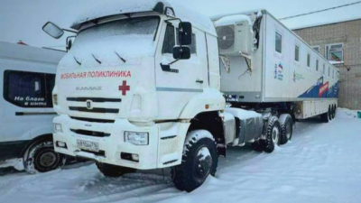 Мобильная поликлиника начала работу в татарстанском селе Абалачи