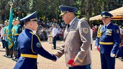 От курсанта до лейтенанта: в Алматы состоялся выпуск молодых офицеров