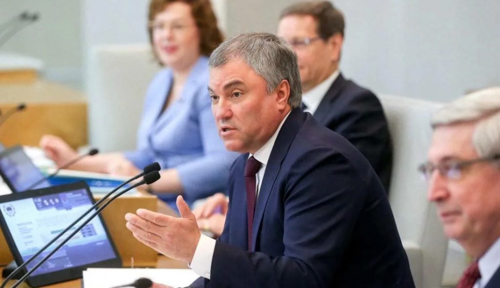 Путин поддержал выдвижение Володина на пост спикера Госдумы