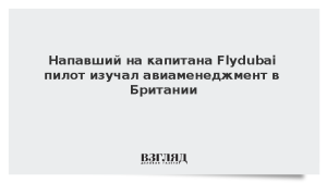 Напавший на капитана Flydubai пилот изучал авиаменеджмент в Британии